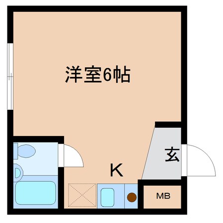 平端駅 徒歩3分 2階の物件間取画像